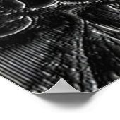 Charcoal Mandala Poster (Ecke)