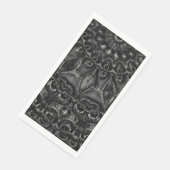Charcoal Mandala Serviette (Ecke)