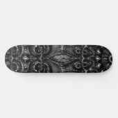 Charcoal Mandala Skateboard (Horizontal)