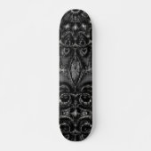 Charcoal Mandala Skateboard (Vorne)