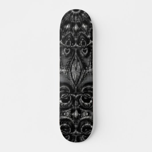 Charcoal Mandala Skateboard (Vorne)