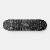 Charcoal Mandala Skateboard (Horizontal)