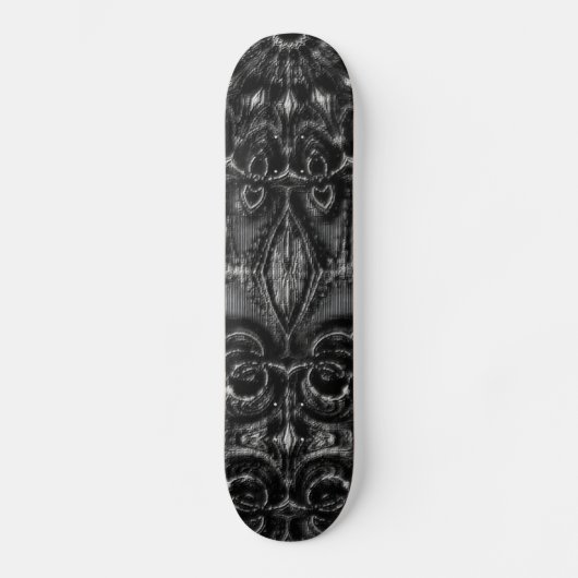 Charcoal Mandala Skateboard (Vorderseite)