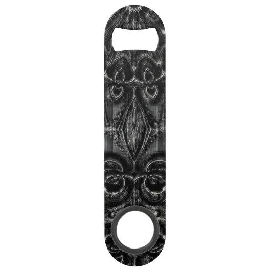 Charcoal Mandala Speed Flaschenöffner (Rückseite)