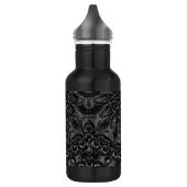 Charcoal Mandala Stainless Steel Water Bottle Edelstahlflasche (Links)