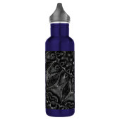Charcoal Mandala Stainless Steel Water Bottle Edelstahlflasche (Links)
