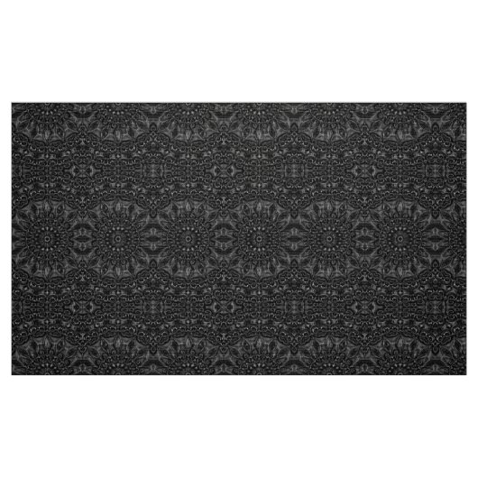 Charcoal Mandala Stoff (Fat Quarter (45,7 x 55,9 cm))