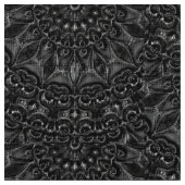 Charcoal Mandala Stoff (Nahaufnahme)