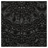 Charcoal Mandala Stoff (Nahaufnahme)