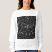 Charcoal Mandala Sweatshirt (Vorderseite)