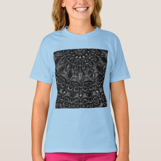 Charcoal Mandala T-Shirt (Vorderseite)