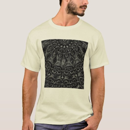 Charcoal Mandala T-Shirt (Vorderseite)