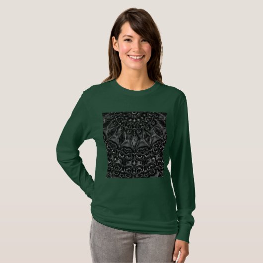 Charcoal Mandala T-Shirt (Vorne ganz)