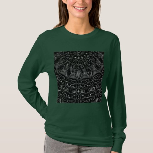 Charcoal Mandala T-Shirt (Vorderseite)