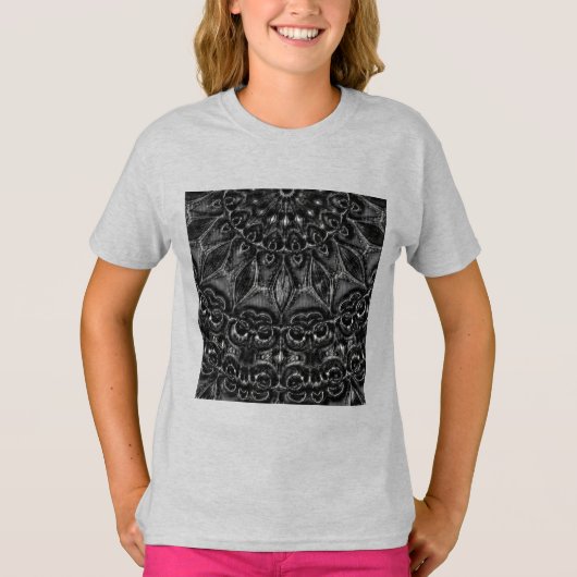 Charcoal Mandala T-Shirt (Vorderseite)