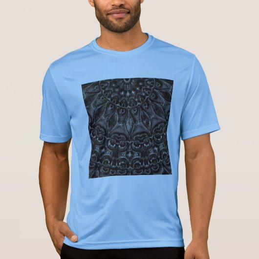 Charcoal Mandala  T-Shirt (Vorderseite)
