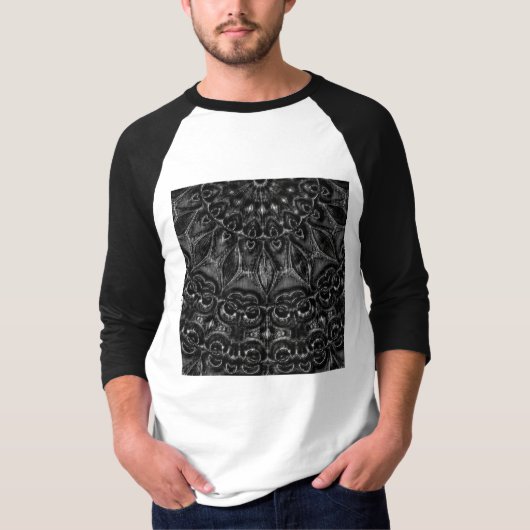 Charcoal Mandala T-Shirt (Vorderseite)