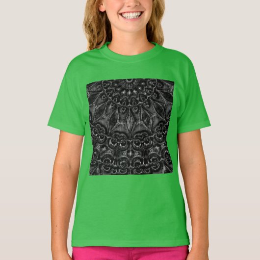 Charcoal Mandala T-Shirt (Vorderseite)