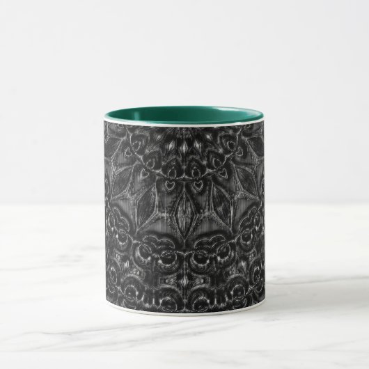 Charcoal Mandala Tasse (Zentrum)