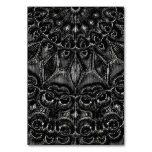 Charcoal Mandala Tischnummer