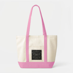 Charcoal Mandala Tote Bag Tragetasche