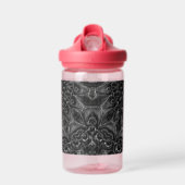 Charcoal Mandala Trinkflasche (Vorne)