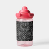 Charcoal Mandala Trinkflasche (Rückseite)