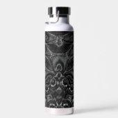Charcoal Mandala Trinkflasche (Rechts)