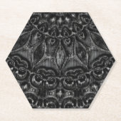 Charcoal Mandala Untersetzer (Vorderseite)