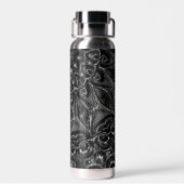 Charcoal Mandala Wasserflasche Trinkflasche (Rückseite)
