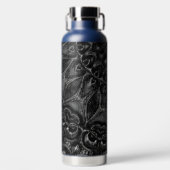 Charcoal Mandala Wasserflasche Trinkflasche (Vorderseite)
