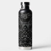 Charcoal Mandala Wasserflasche Trinkflasche (Rechts)