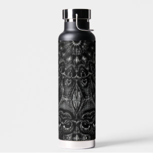 Charcoal Mandala Wasserflasche Trinkflasche
