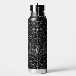 Charcoal Mandala Wasserflasche Trinkflasche