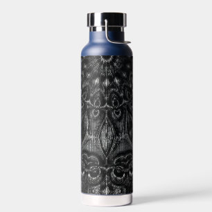 Charcoal Mandala Wasserflasche Trinkflasche
