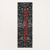 Charcoal Mandala Yoga Mat Yogamatte (Rückseite)