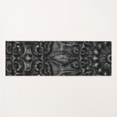 Charcoal Mandala Yogamatte (Vorderseite (Horizontal))
