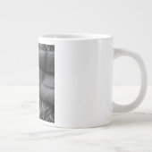 Charcoal Mohair Throw Blanket Cozy Tactile Luxury  Jumbo-Tasse (Rechts)