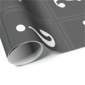 Charcoal Mystery Geschenkpapier (Rolleneckpunkt)