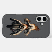 Charcoal Nightmare - Tinte-Stainted Skull iPhone C Case-Mate iPhone Hülle (Rückseite (Horizontal))