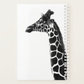 Charcoal Sketch Giraffe Planer (Rückseite)