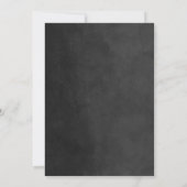 Charcoal String Lights Housewarming Party laden Einladung (Rückseite)