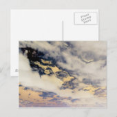 Charcoal Vanilla Clouds Postkarte (Vorne/Hinten)