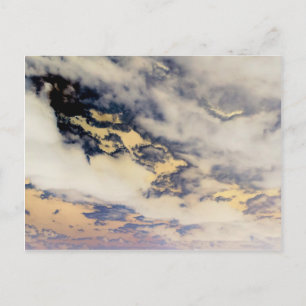 Charcoal Vanilla Clouds Postkarte