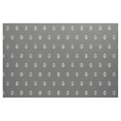 Charcograu-Ankerprint - Benutzerdefinierte Größe Stoff (Fat Quarter (45,7 x 55,9 cm))