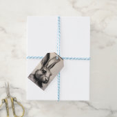 Charcohrabbit Sketch Geschenkanhänger (Mit Garn)