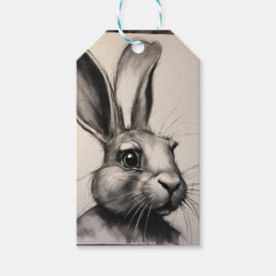 Charcohrabbit Sketch Geschenkanhänger