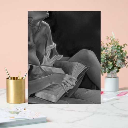 Charcook Buch Lover Wall Art Acrylschild (Hochzeit)