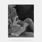 Charcook Buch Lover Wall Art Acrylschild (Vorderseite)