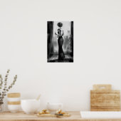 charcoole Luxus extravaganter eleganter Abend Zeit Poster (Küche)